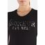 Basic T-Shirt With Front Logo, Colour: Schwarz, Size: L, 4 image