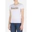 Basic T-Shirt With Front Logo, Bekleidungsgrösse: XL, Farbe: Weiss