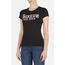 Basic T-Shirt With Front Logo, Size: L, Colour: Schwarz