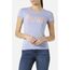 Basic T-Shirt With Front Logo, Bekleidungsgrösse: M, Farbe: Violett