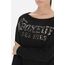 Brushed Sweatshirt Boat Neck, Size: M, Colour: Schwarz, 4 image