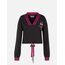 V Neck Sweatshirt Elastic Band, Size: S, Colour: Schwarz, 2 image