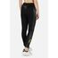 High Waist Sweatpants W/Satin, Size: L, Colour: Schwarz, 3 image