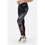 Printed Leggings, Size: M, Colour: Schwarz