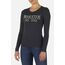 Lady Strass Logo T-Shirt L/S, Farbe: Anthracite, Grösse : M