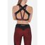 Cut Out Sport Bra, Size: L, Colour: Bordeau, 4 image