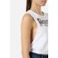 Oversize Tank With Front Logo, Size: L, Colour: Weiss, 4 image