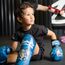 8W-8600003-2-8 WEAPONS Kids Boxing Glove - Jipe blue 4 Oz