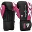 RDXBGR-F4P-10OZ-Boxing Gloves Rex F4 Pink/Black-10OZ