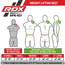 RDXWPB-RD1W-M-Weight Lifting Power Belt Rd1 White-M