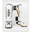 Venum Elite Evo Shinguards, Couleur: Blanc, Taille ne pas utiliser: L
