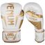 Venum Elite Boxing Gloves - White/Gold, Colour: Weiss, OZ: 10oz