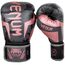 Venum Elite Boxing Gloves - Black/Pink Gold, Colour: Rosa, OZ: 8oz