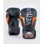 Venum Elite Boxing Gloves - Navy/Silver/Orange - 12 Oz, Colour: Blue, OZ: 12oz