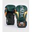 Venum Elite Boxing Gloves - Green/Bronze/Silver - 10 Oz, Colour: Green, OZ: 10oz