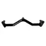 Ergonomic long steel handle for pulley pull max. weight 70kg