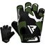 RDXWGS-F6GN-S-Gym Gloves Sumblimation F6 Black/Green-S