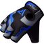 RDXWGS-F6U-L-Gym Gloves Sumblimation F6 Blue-L