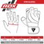 RDXWGM-L4G-L+-Gym Glove Micro Gray/Black Plus-L