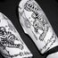 Shinguards Muay Thai, Size: S/M, Colour: Weiss, 3 image