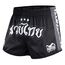 Fightshorts REVOLUTION Muay Thai, Bekleidungsgrösse: XL, Farbe: Schwarz