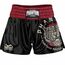 Short de Muay Thai Tiger Unit, Taille: XL, Couleur: Noir