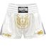 Muay Thai Shorts Sak Yant, Bekleidungsgrösse: 2XL, Farbe: Weiss