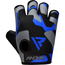 RDXWGS-F6U-XL-Gym Gloves Sumblimation F6 Blue-XL