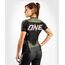 Venum ONE FC Impact Rashguard hort sleeves - for women - Black/Khaki, Colour: Khaki, Size: L, 4 image