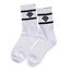 High unisex socks 36-43 Loven | White