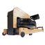 Perform w9i oak" wooden water rower Flow Fitness, 2 image