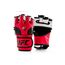 UFC MMA Open Palm Gloves, Colour: Rot, Size: S-M