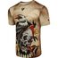 RDX T14 Harrier Tattoo T-Shirt, Colour: Beige, Size: S, 2 image