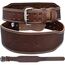 Ceinture de Musculation 4L Pro Cuir, Taille: L, Couleur: Marron