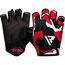 Gants de Musculation, Taille: S, Couleur: Rouge, 3 image