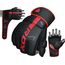 Grappling Gloves F6 Matte Red-L, Size: L, Colour: Schwarz, 5 image