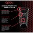 OproTec Knee Sleeve with Open Patella-Large, Bekleidungsgrösse: L, Farbe: Schwarz, 3 image