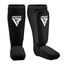 Hosiery Shin Instep Foam Black/White-L, Size: L, Colour: Schwarz