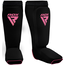 Hosiery Shin Instep Foam Black/Pink-L, Size: L, Colour: Schwarz