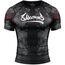 8 WEAPONS Rashguard, S/S, Hit 2.0, black-red, S, Size: S, Colour: Schwarz