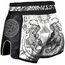 8 Weapons Muay Thai Shorts Carbon - Sak Yant Tigers, Size: M, Colour: Weiss, 2 image
