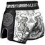 8 Weapons Muay Thai Shorts Carbon - Sak Yant Tigers, Size: XL, Colour: Weiss, 2 image