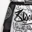 8 Weapons Muay Thai Shorts Carbon - Sak Yant Tigers, Size: XL, Colour: Weiss, 3 image