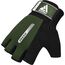 Gym Weight Lifting Gloves W1 Half, Colour: Green, Size: M, 5 image