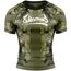 T-shirt de compression à manches courtes Hit 2.0, Taille: S, Couleur: Kaki
