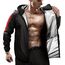 Clothing Sauna Suit C1, Size: XL, Colour: Rot