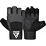 Gym Weight Lifting Gloves W3 with EVA padding, Size: L, Colour: Grey