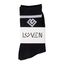 Chaussettes hautes unisexes 36-43 Loven | Noir, 5 image