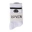 High unisex socks 36-43 Loven | White, 4 image