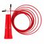 Kunststoff-Springseil 180cm verstellbar + Tasche "Speed Rope | Rot